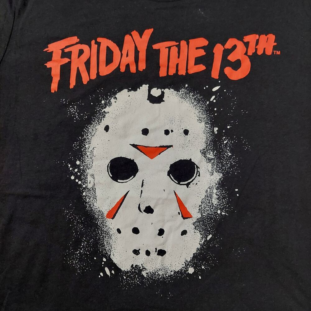 Friday The 13th Shirt Mens XL Halloween Jason Mask Horror Short Sleeve
